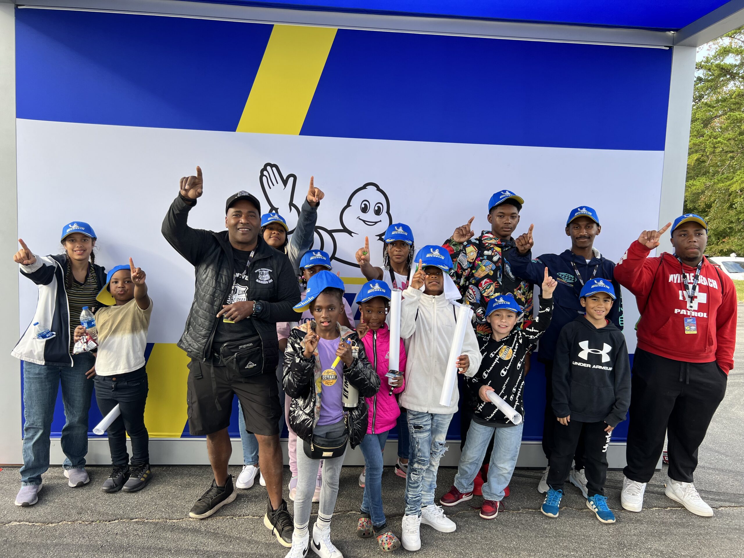 Speed Safari youth and families at a motorsports experience